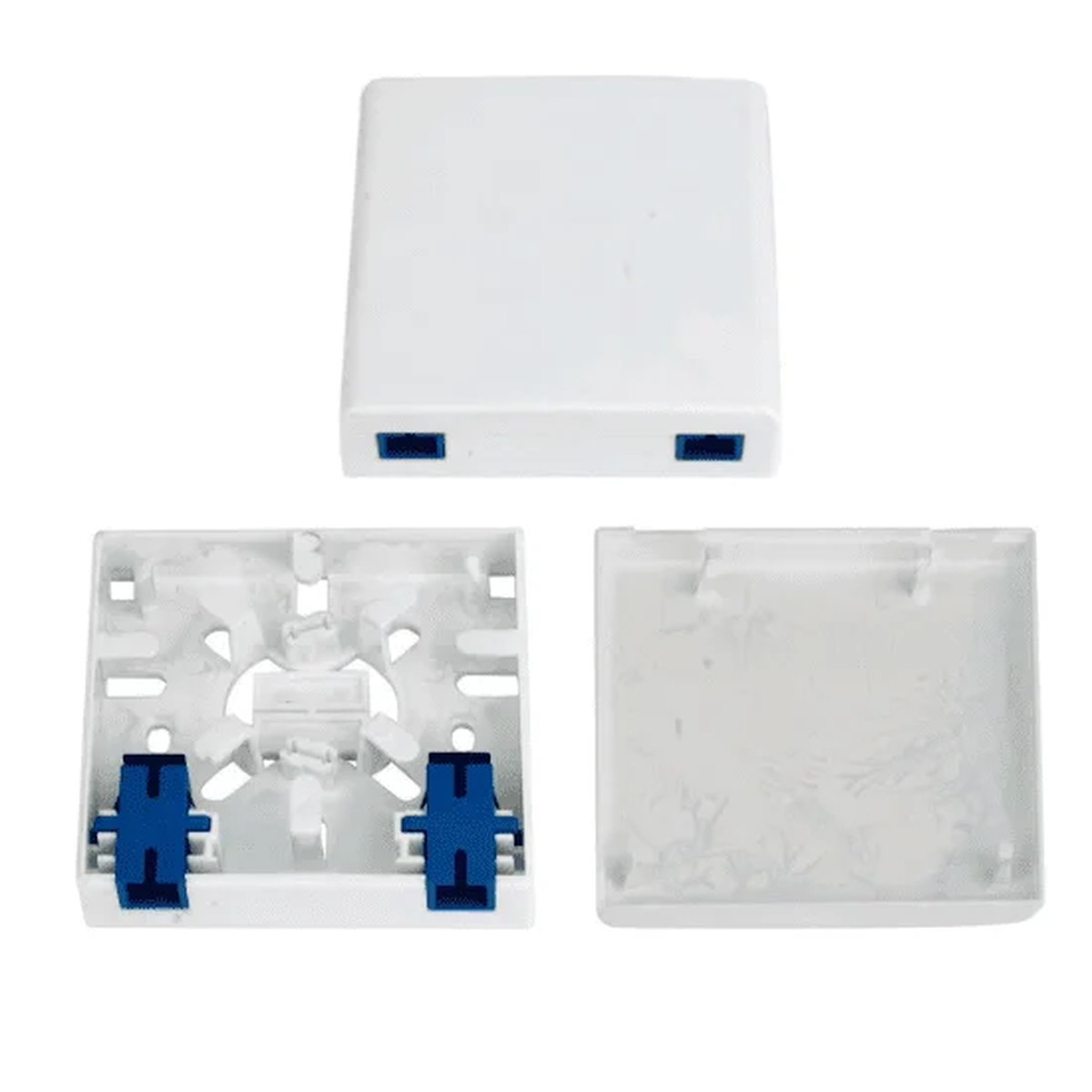 Абонентская оптическая розетка РА-1-0-0 с 1 адаптером SC/APC